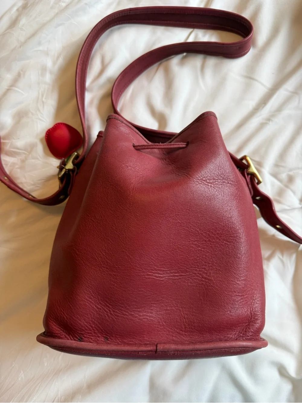 Vintage Coach Lula Legacy Drawstring Bucket Bag